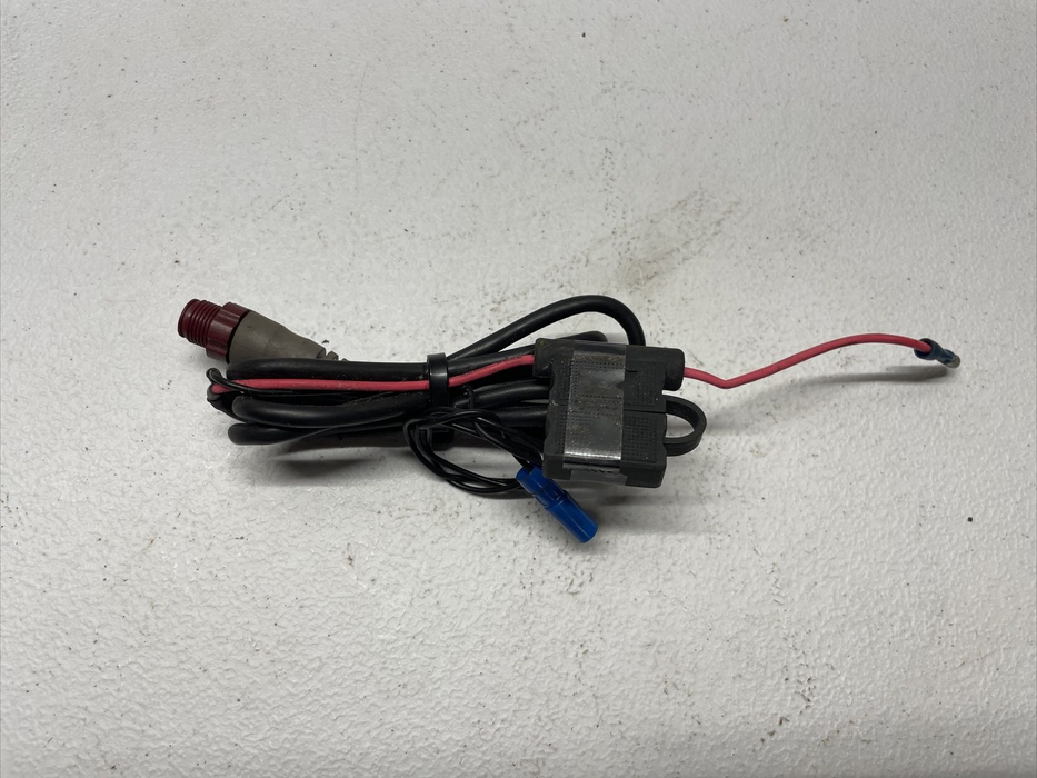 Red Lowrance NMEA-2000 Blue Network Power Node Cable with Fuse Block