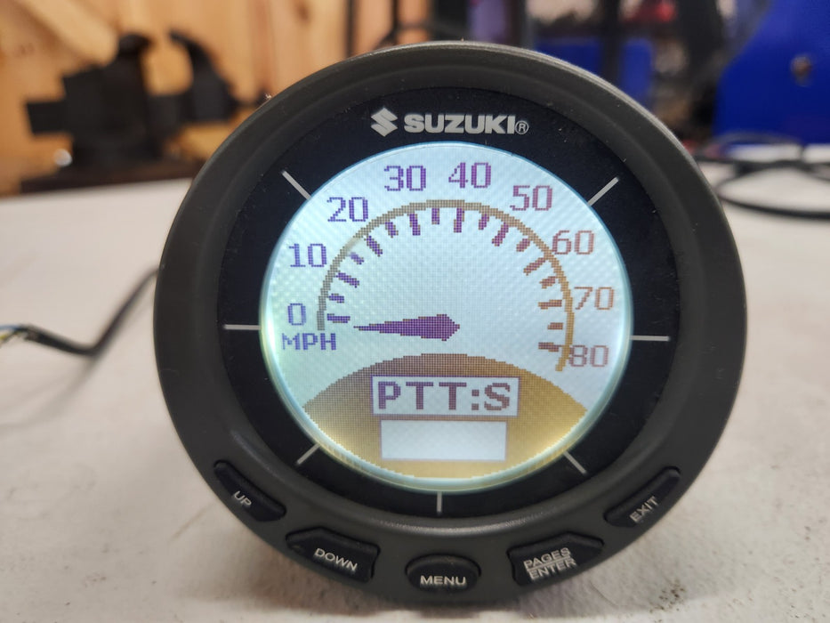 NOS Suzuki 4″ SMIS / LMF-400 Multi-Function Gauge, 990C0-88165, NMEA 2K